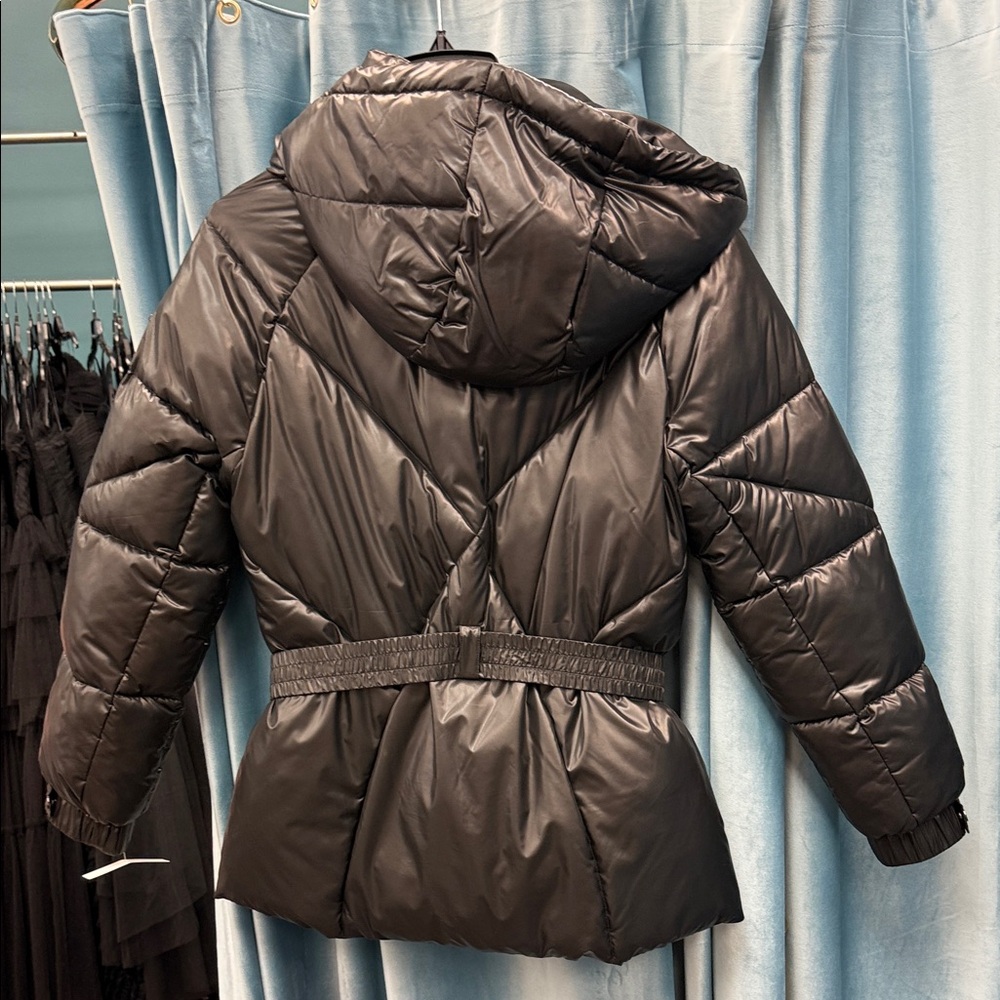 Bcbgeneration Quilted Black Jacket With Belt Spl - image 8